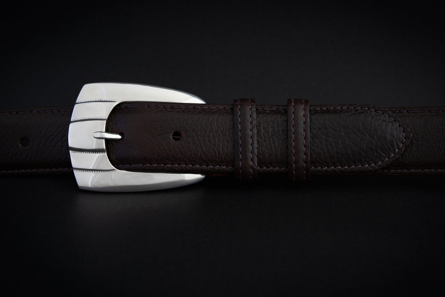 1-1/4" Polished Lineage Buckle and Belt