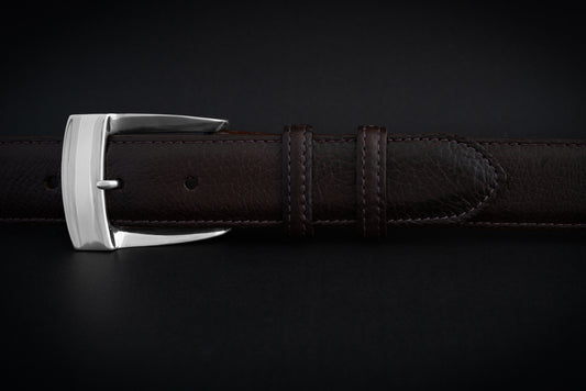 1-1/4" Polished Flying Tiger Buckle and Belt