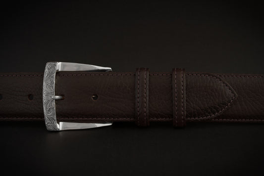 1-1/2" Engraved Eason Buckle and Belt